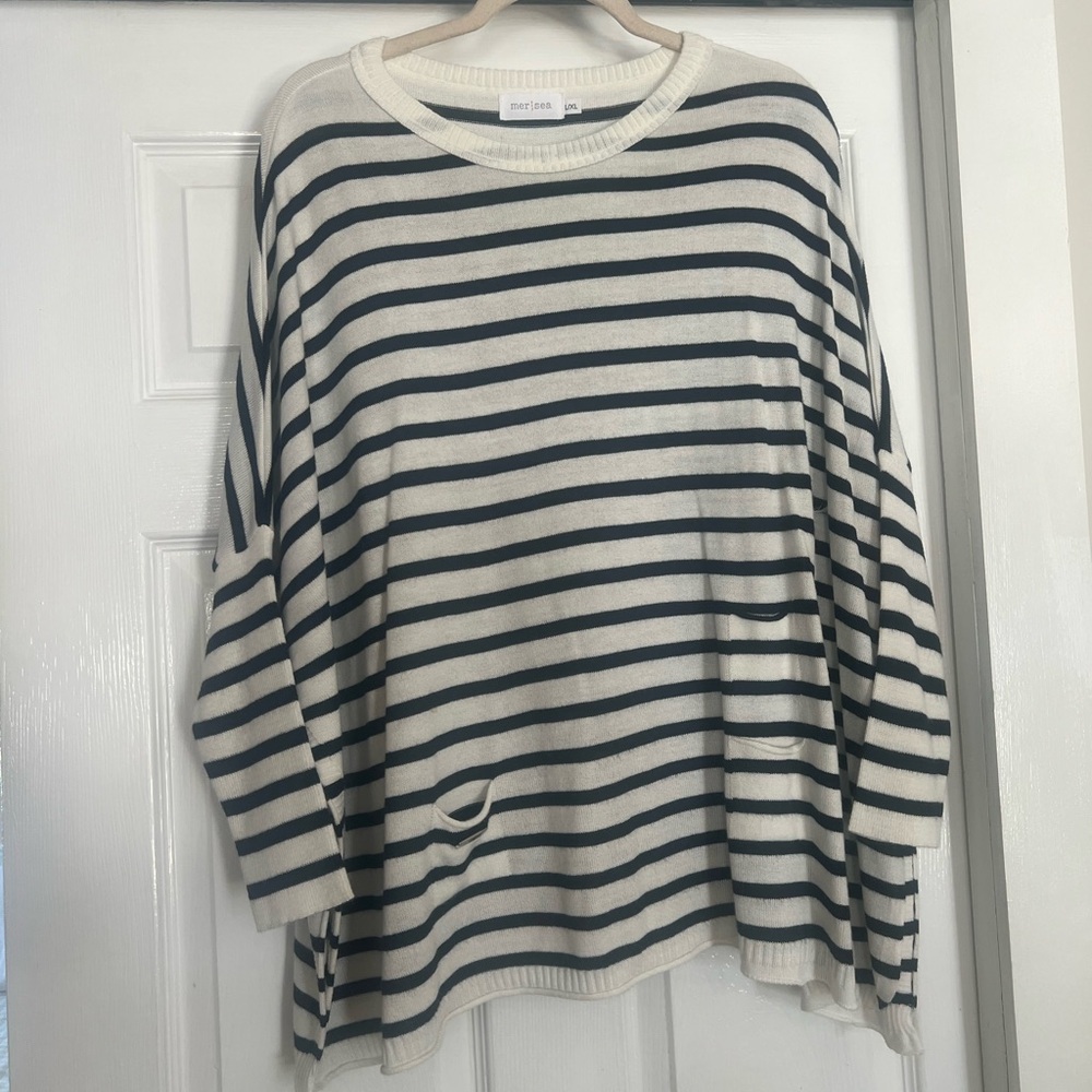 Striped Crew Neck Sweater